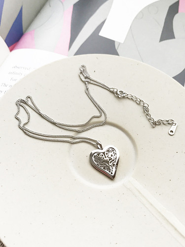 New sterling silver love necklace