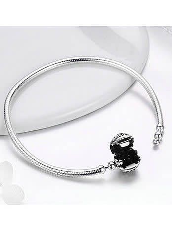 925 silver Cubic Zirconia Chain Bracelet