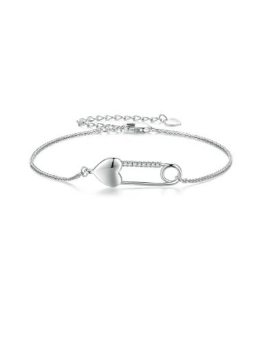 Minimalistisches geometrisches Ohrring- und Armband-Set aus 925er-Sterlingsilber mit Zirkonia