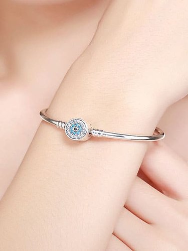 Pulsera de cadena de plata 925 con circonitas cúbicas