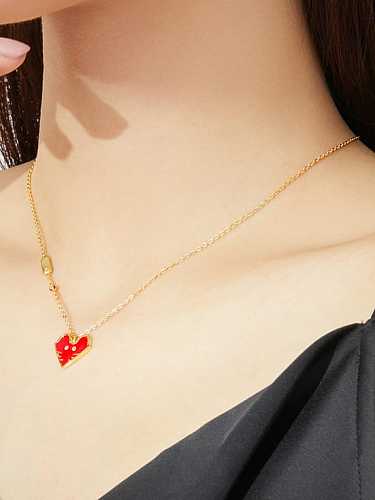 925 Sterling Silver With Gold Plated Minimalist Heart Necklaces