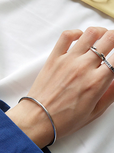 Sterling Silver minimalist bracelet
