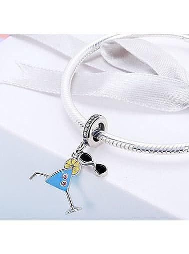 925 Silver Summer Cold Drink charms