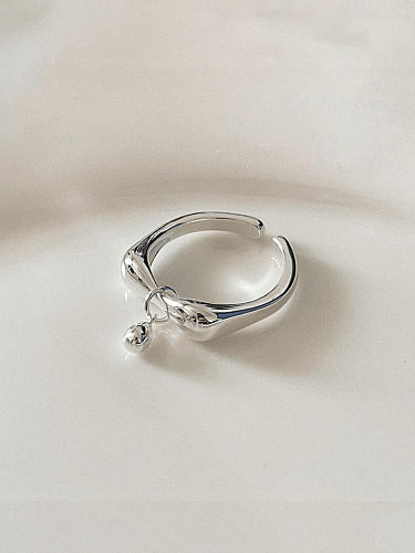 925 Sterling Silver Bowknot Minimalist Band Ring