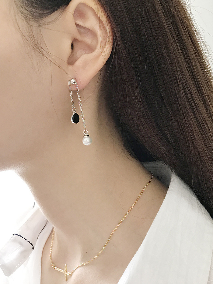 Sterling silver trend smart earrings earrings