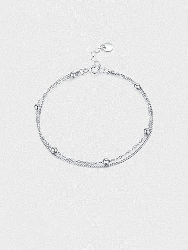 Anel de faixa geométrica minimalista em prata esterlina 925 zircônia cúbica