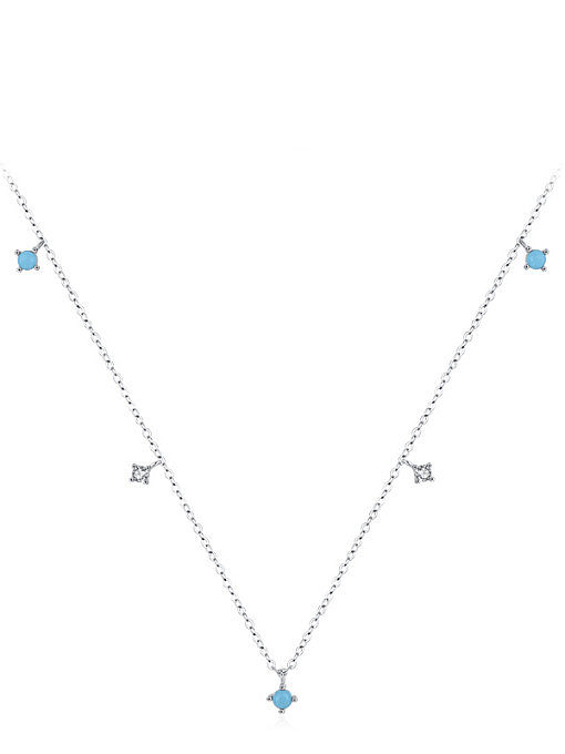 Anillo de banda minimalista geométrico de plata de ley 925 con circonita cúbica