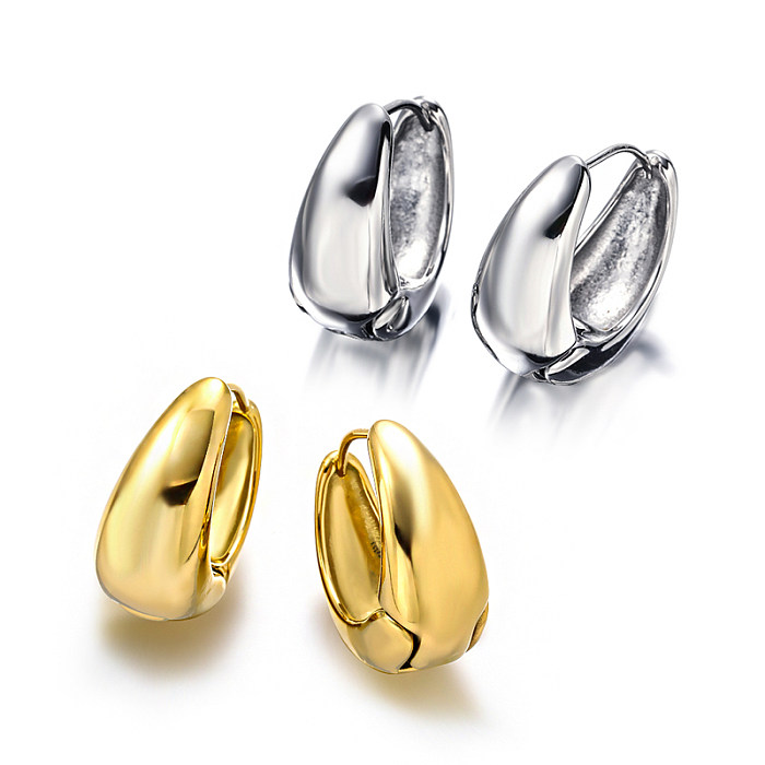 Drop Simple Stainless Steel Earring for Women