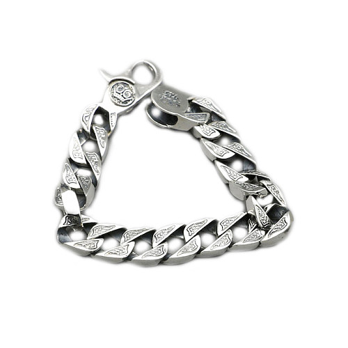 Wholesales 925 Silver Jewelry Cuban Links Chain Bracelet