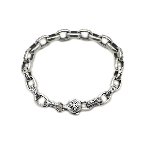 Wholesales 925 Silver Jewelry Heavy Oval Links Bracelet