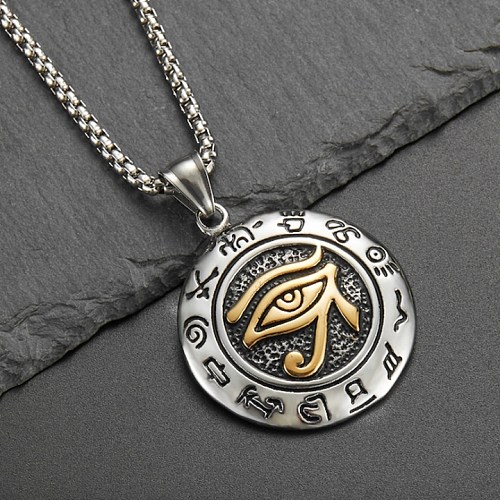 Stainless Steel Jewelry Wholesales Hiphop Eyes Pendant