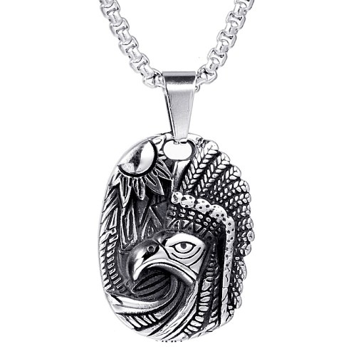 316l Stainless Steel Jewelry Men’s Eagle Pendant