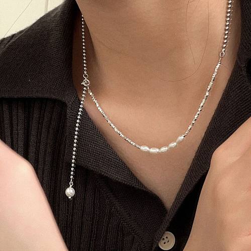 Mini-Crash-Perlenkette aus Silber