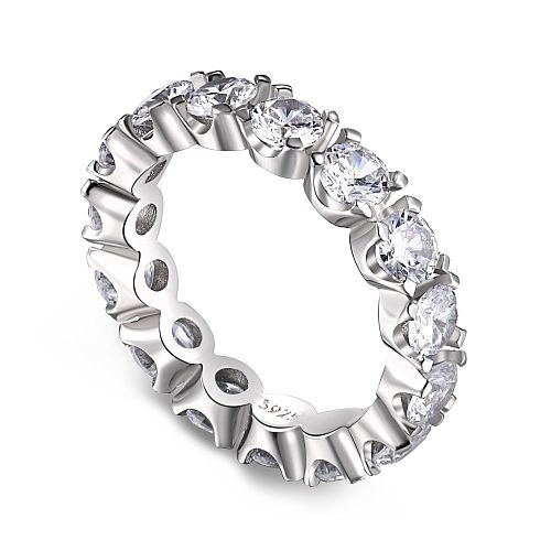 Sparkle Zirconia Stackable Band Ring