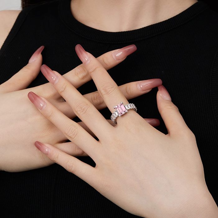 Luxury Rectangle Zirconia Toe Ring