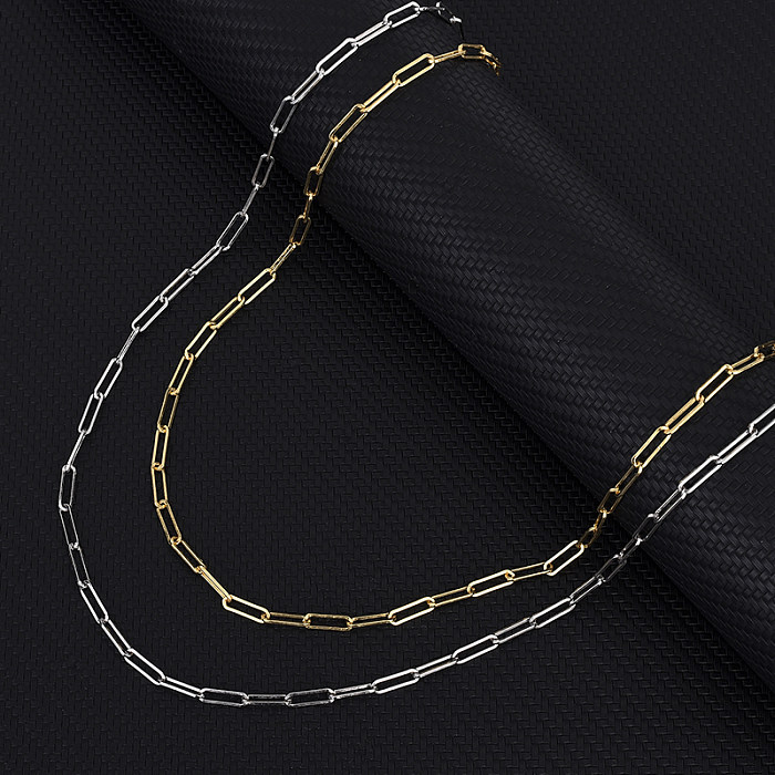 Thick Pin Chain Necklace