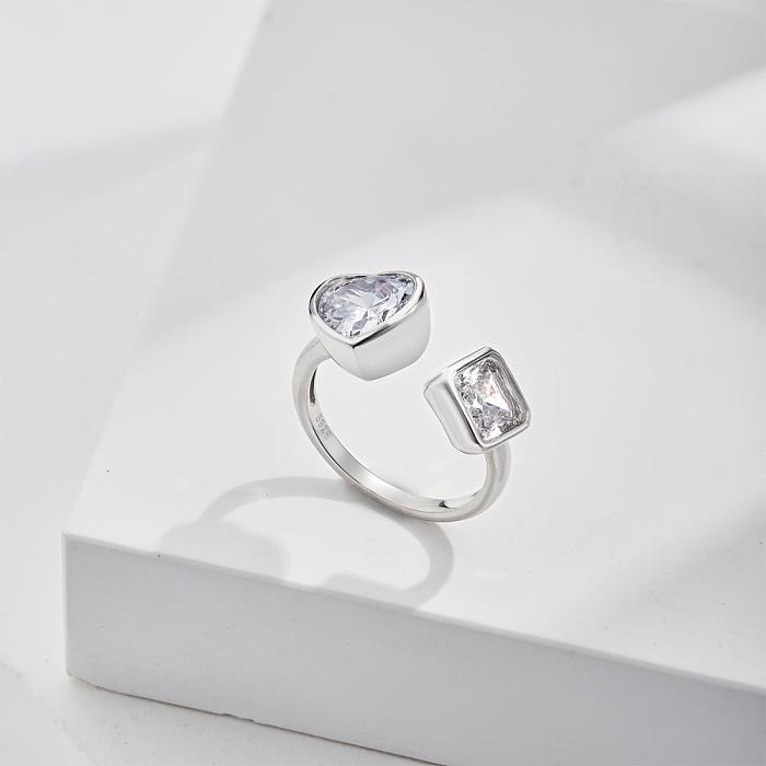 Luxury Square Heart Zirconia Toe Ring