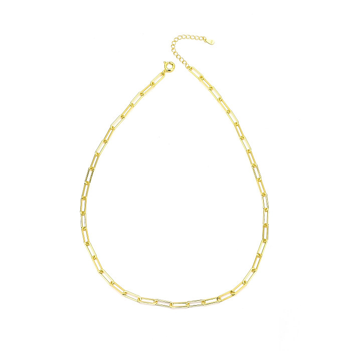 Thick Pin Chain Necklace