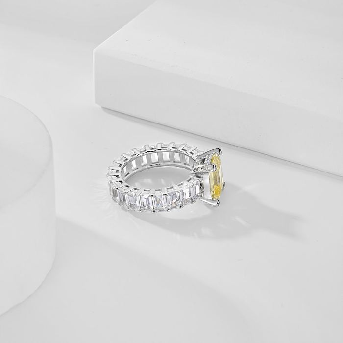 Luxury Rectangle Zirconia Toe Ring