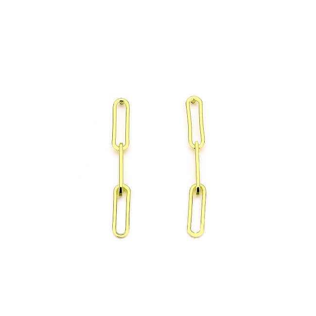 Pin Chain Stud Earring