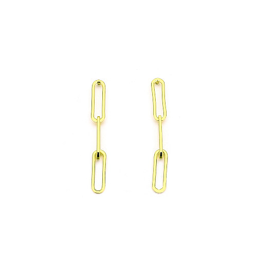 Pin Chain Stud Earring