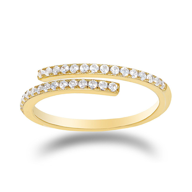 Sterling Silver Zirconia Toe Ring