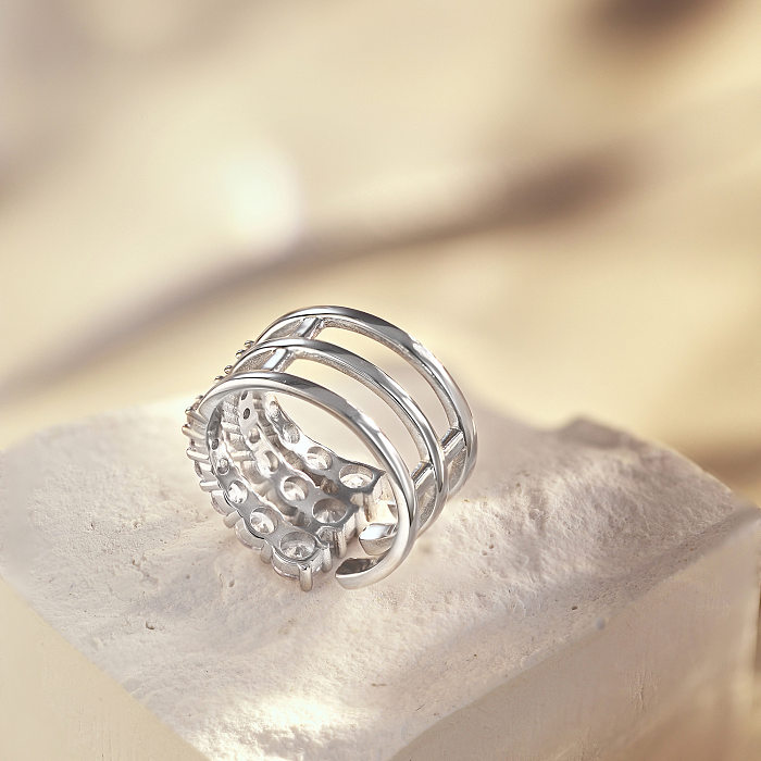 Luxury Rolling Zirconia Toe Ring