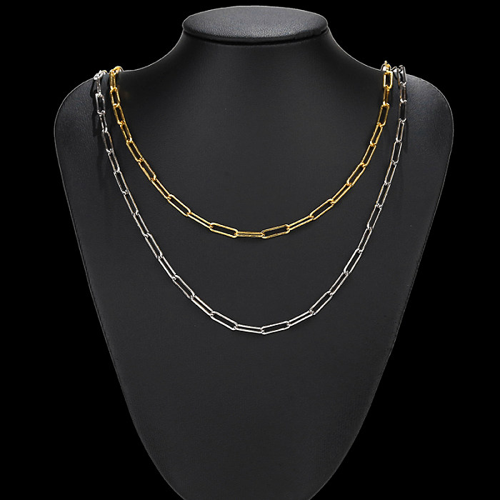 Thick Pin Chain Necklace