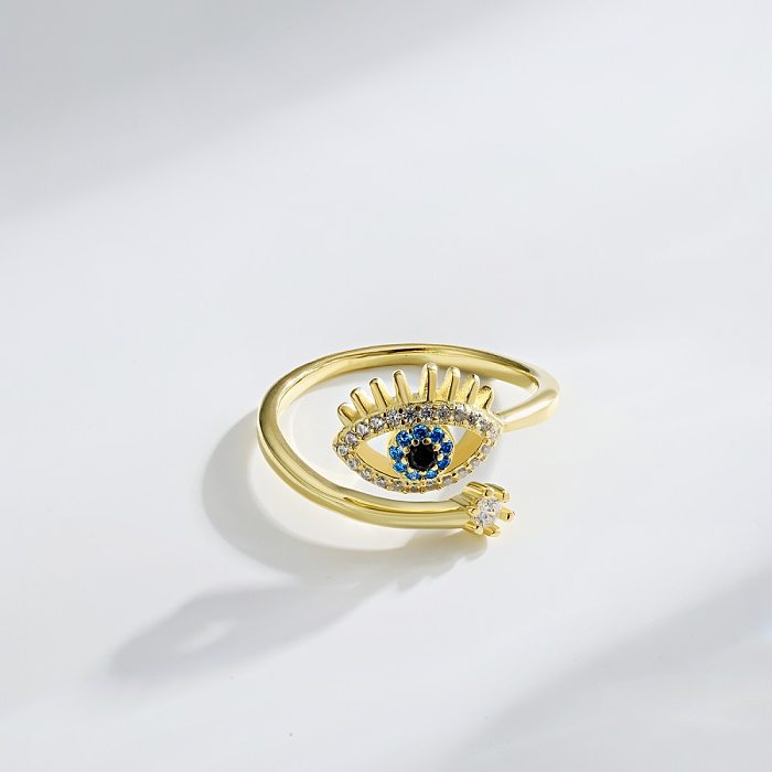 Unique Evil Eye Zirconia Toe Ring