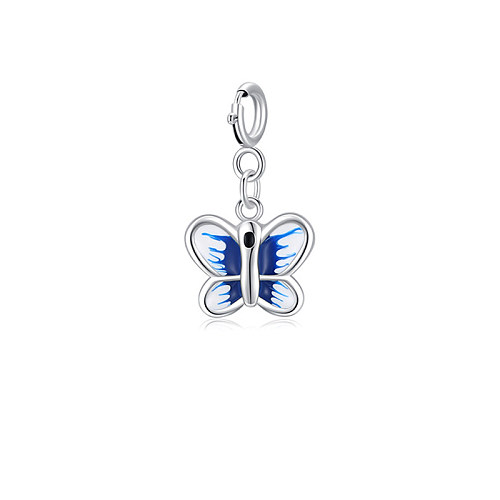 Pendentif papillon en argent sterling