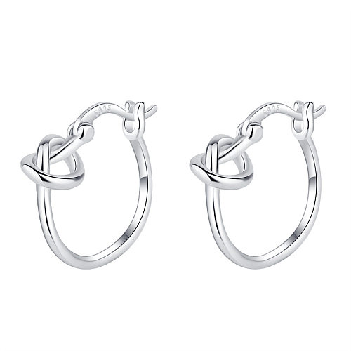 Knotted French Lock Earrings