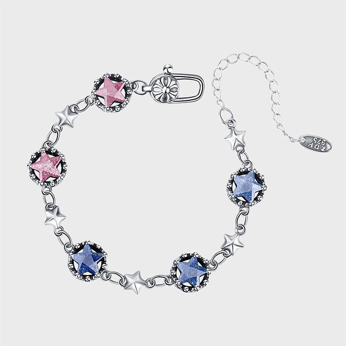 Bracelets chaîne étoiles en zircone vintage