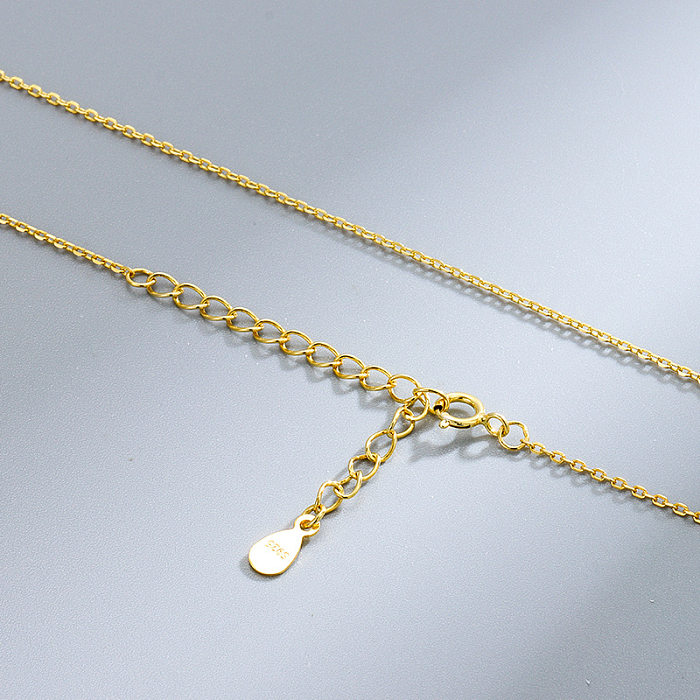mm-Kabelkette Halsketten aus Sterlingsilber