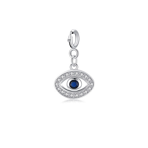 Sterling Silver Devil Eyes Pendant