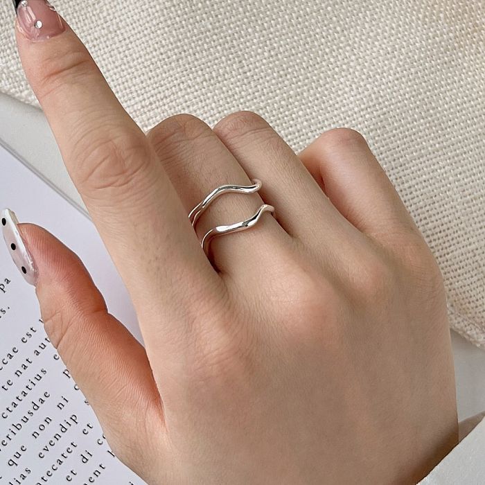 Punk Curved Lines Toe Ring