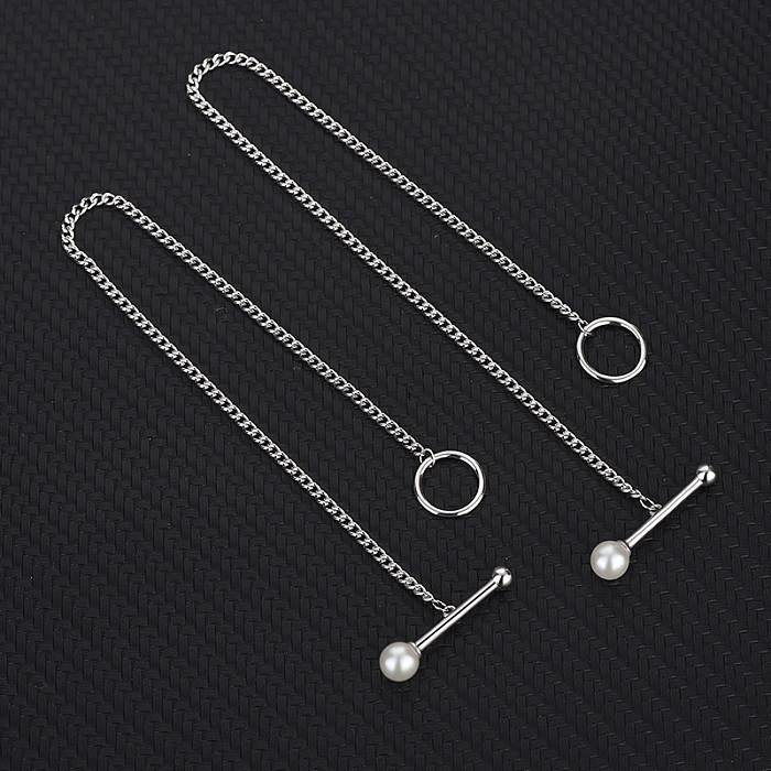 Kreis-Perlen-Kettenarmband
