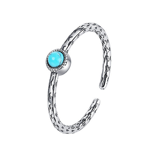Sterling Silver Vintage Turquoise Toe Rings