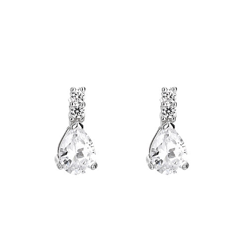 Cubic Zirconia Waterdrop Stud Earring