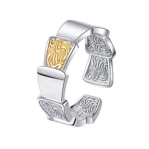 Anéis de dedo do pé flor prata ouro Tan Cao