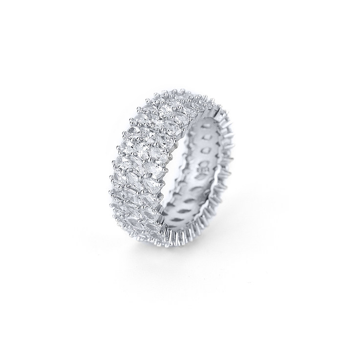 Waterdrop Cubic Zirconia Band Ring