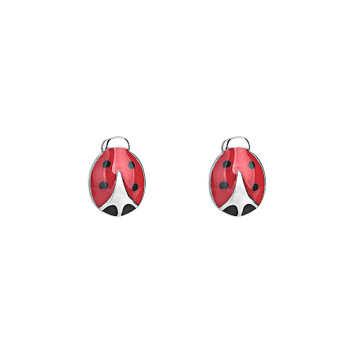 Lovely Ladybug Insect Stud Earring