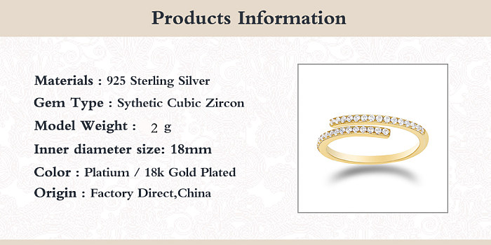 Sterling Silver Zirconia Toe Ring
