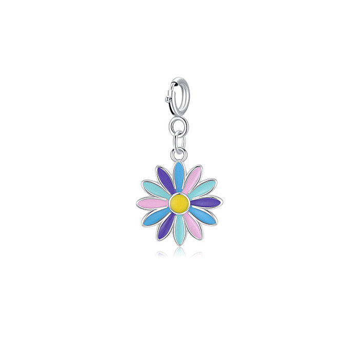 Sterling Silver Daisy Pendant