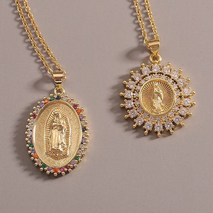 Christlich-katholische Jungfrau Maria Anhänger Halskette Großhandel Schmuck
