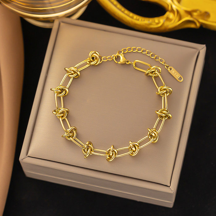 Streetwear U Shape Titanium Steel Plating Bracelets Necklace