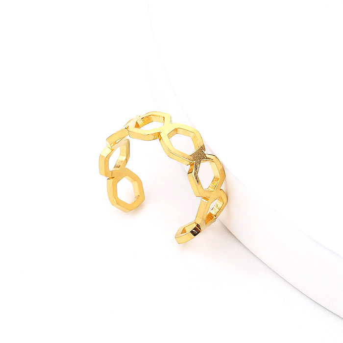 Estilo retrô simples estilo clássico formato de coração anéis de titânio colar brincos