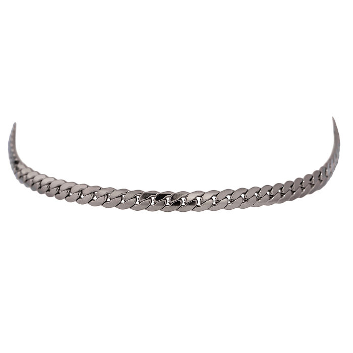 Moda cor sólida titânio chapeamento de aço feminino pulseiras colar 1 peça