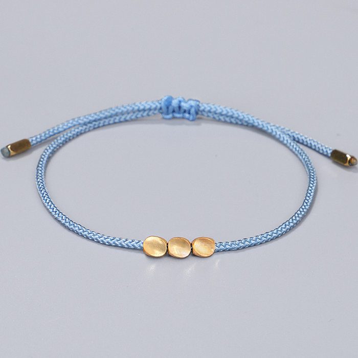 1 Piece Original Design Geometric Copper Knitting Bracelets