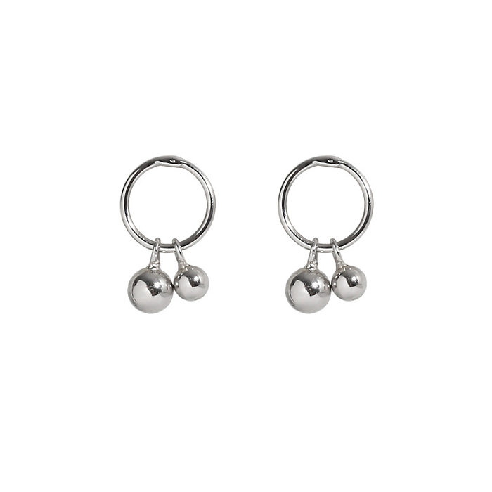 1 Pair Simple Style Geometric Copper Plating Earrings