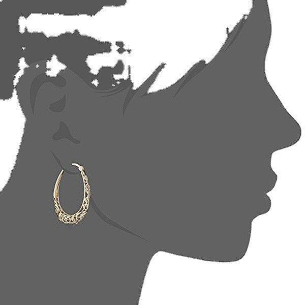 1 Pair Basic Modern Style Heart Shape Plating Copper Earrings